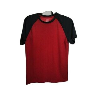 Men's George Short Sleeve T-shirt , Size S (34-36), Color  Red and slevees Black